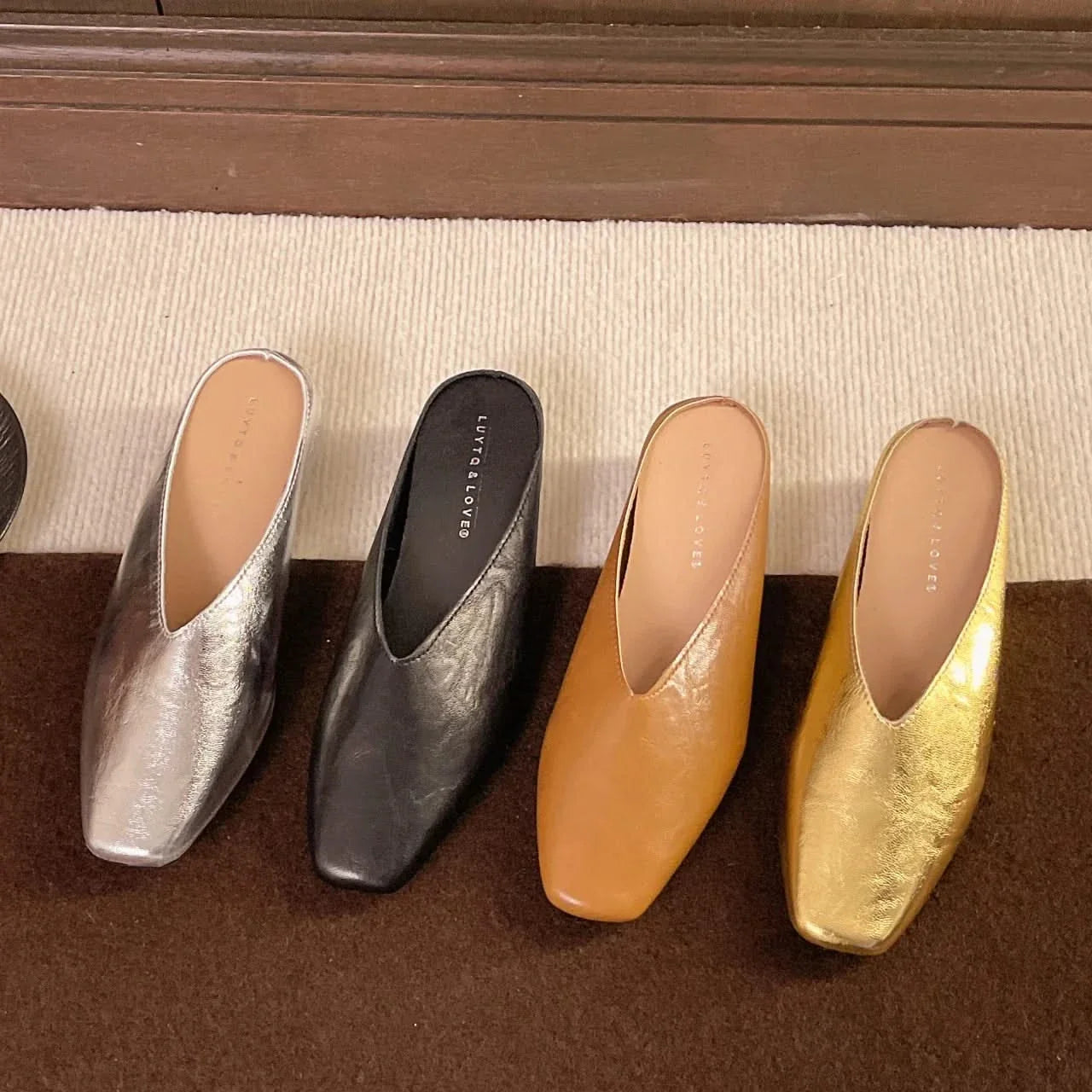 Florence Leather Slip-On Flats