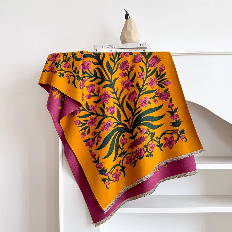 Croatia Tulip Pashmina Scarf