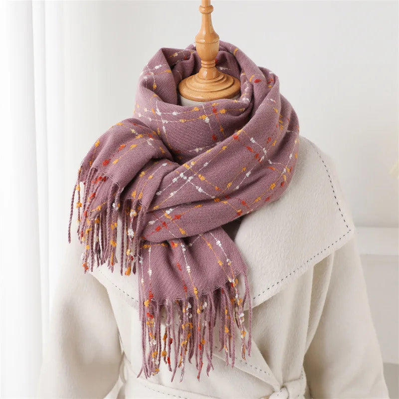 Pienza Brushed Plaid Scarf