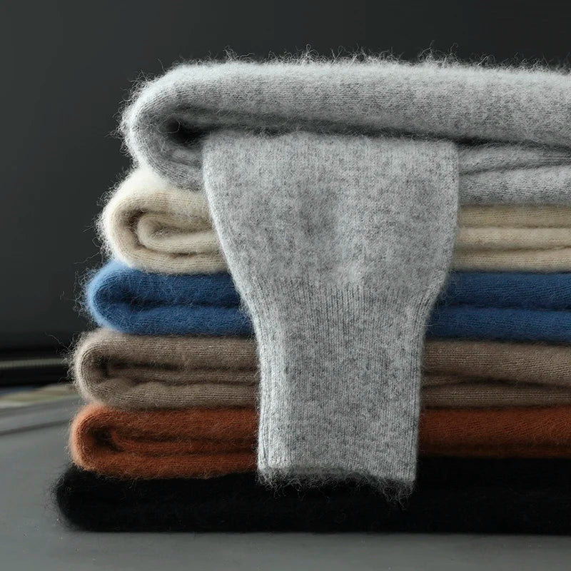 Pilatus Fluffy Cashmere Collared Cardigan