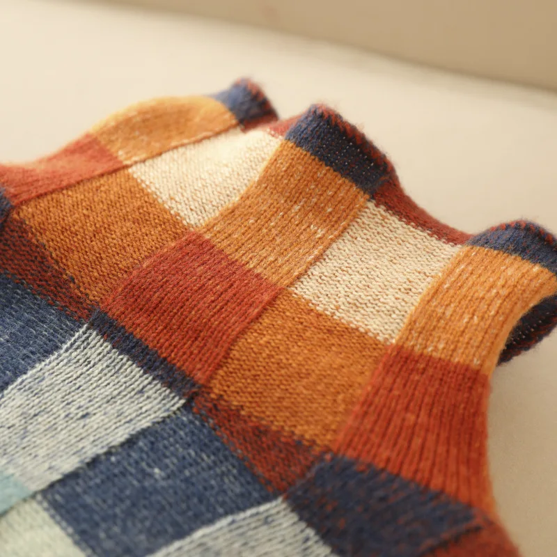 Polperro Patchwork Knit Sweater