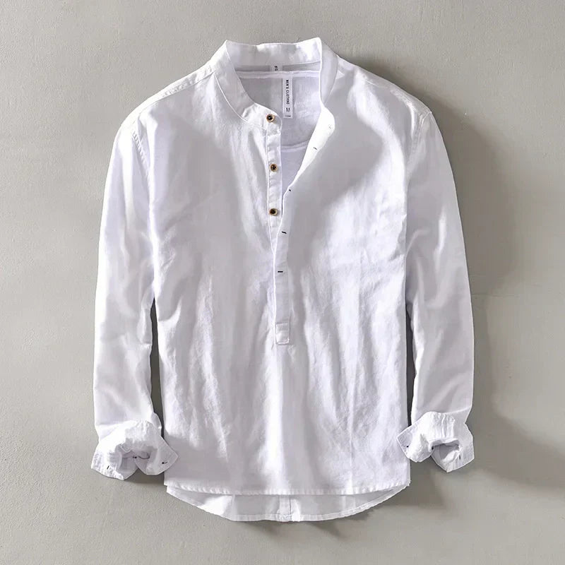 Mercer Band Collar Shirt