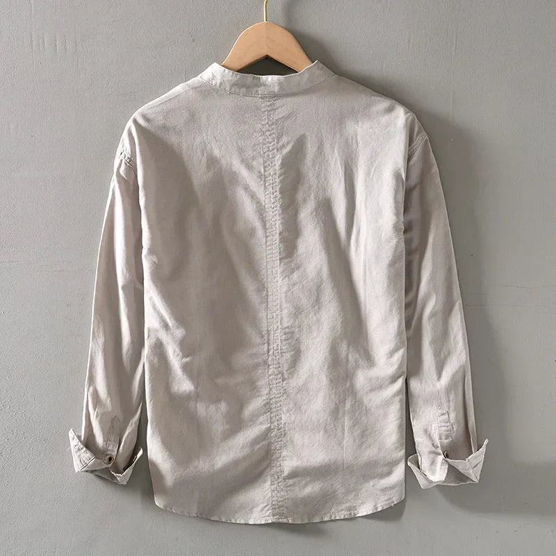 Mercer Band Collar Shirt