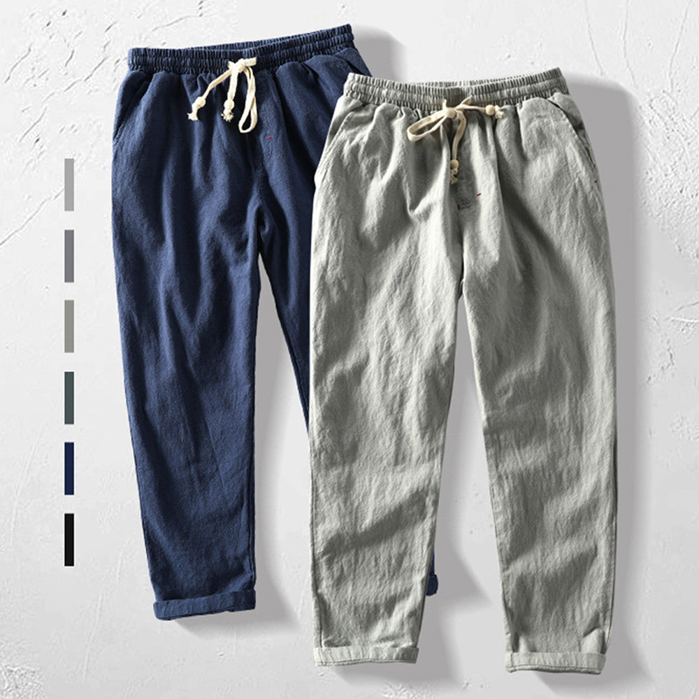 Kamakura Organic Cotton-Linen Trousers