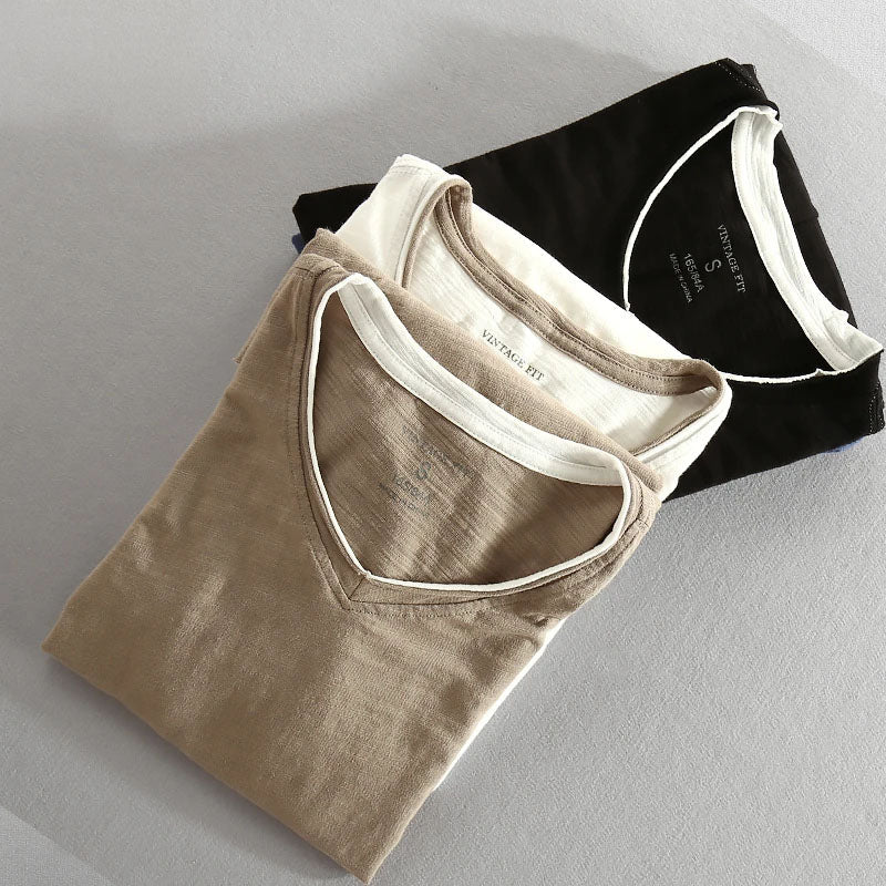 Yokohama Organic Cotton V-Neck Shirt
