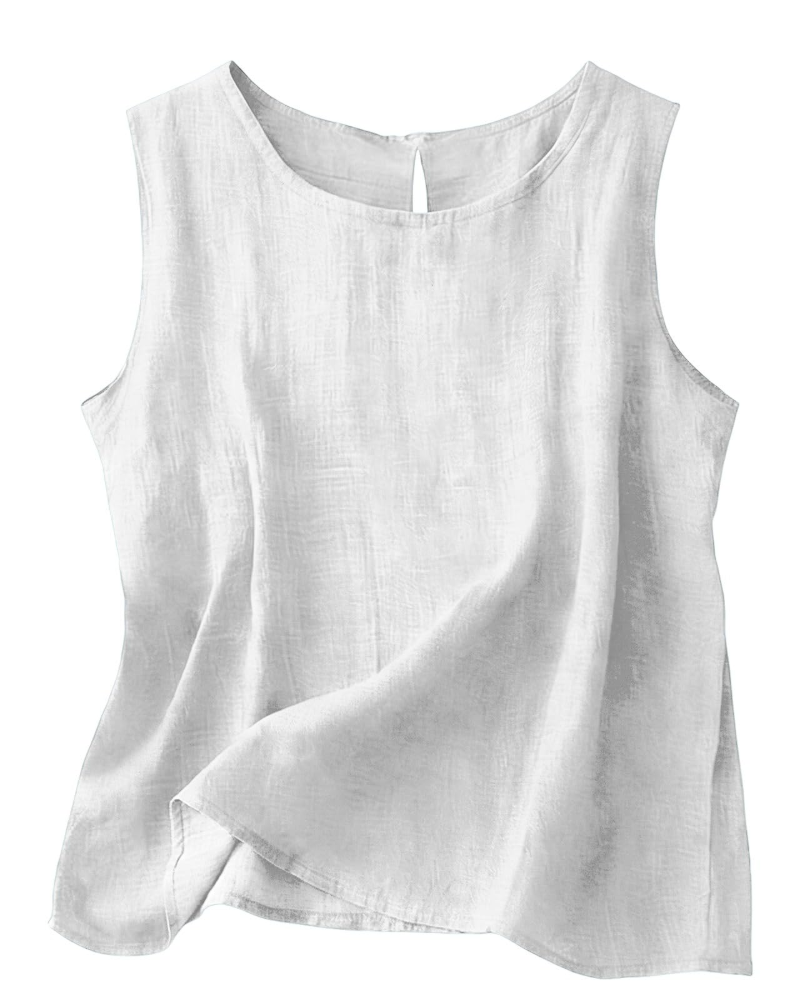 St. Tropez Linen Tank Top