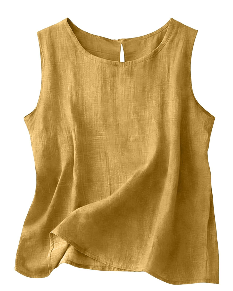 St. Tropez Linen Tank Top