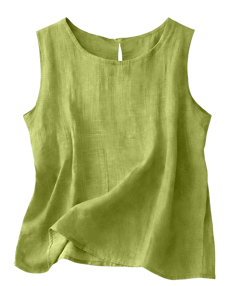 St. Tropez Linen Tank Top