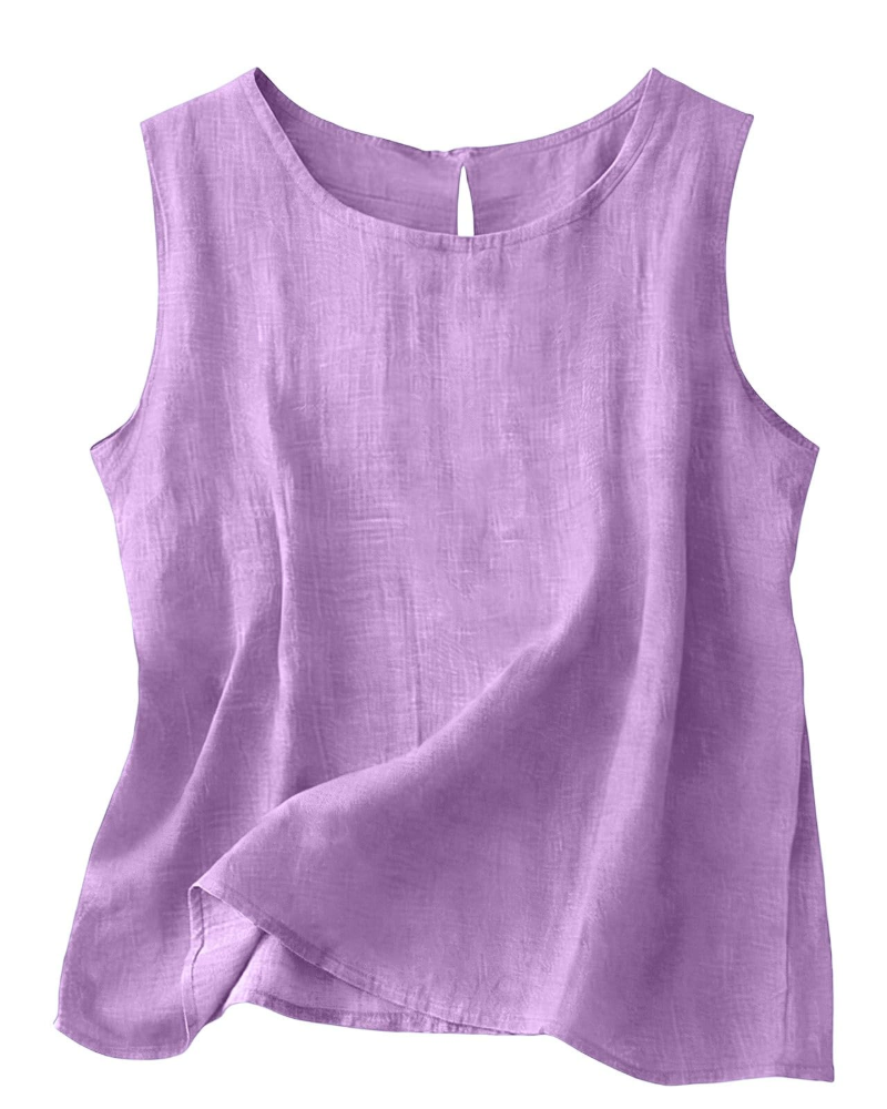 St. Tropez Linen Tank Top