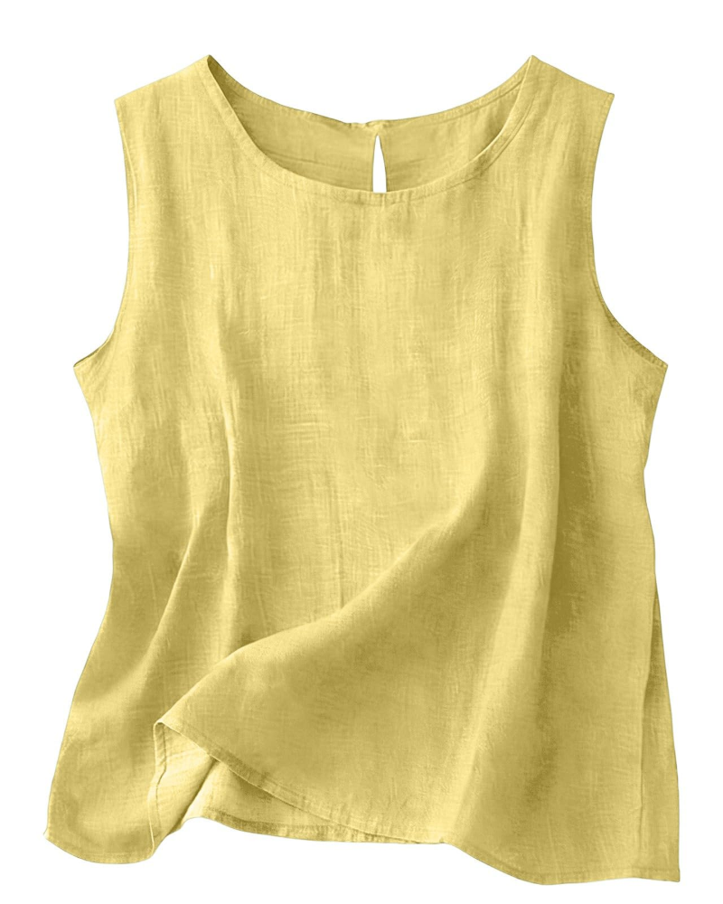 St. Tropez Linen Tank Top