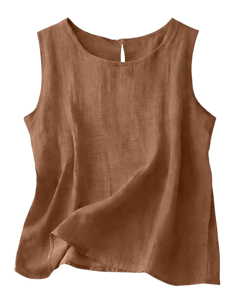 St. Tropez Linen Tank Top