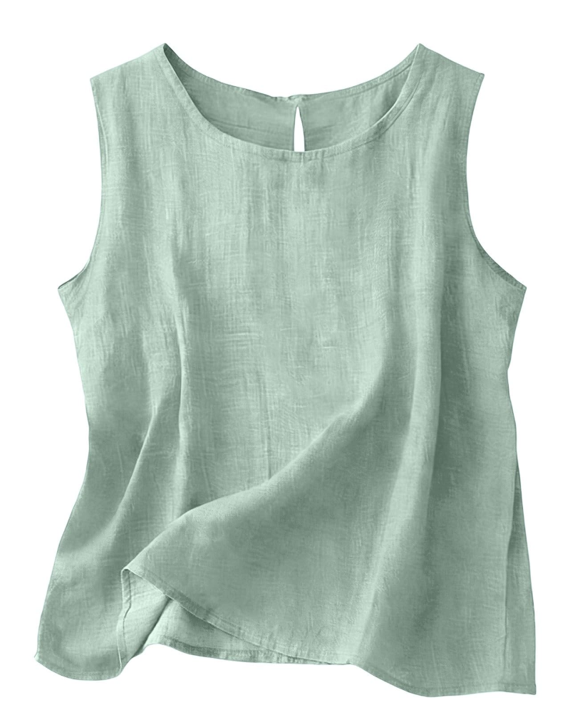 St. Tropez Linen Tank Top