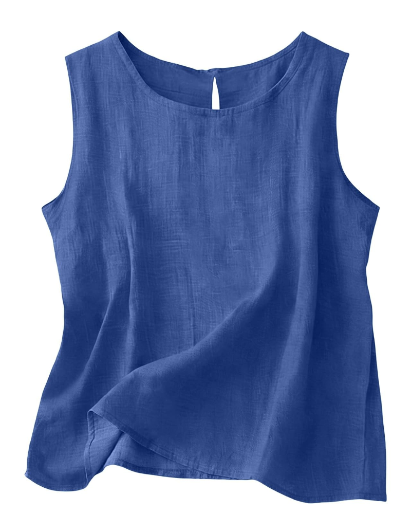 St. Tropez Linen Tank Top
