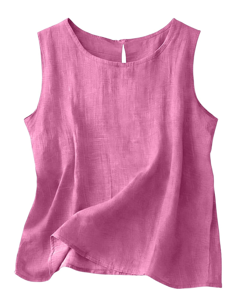 St. Tropez Linen Tank Top