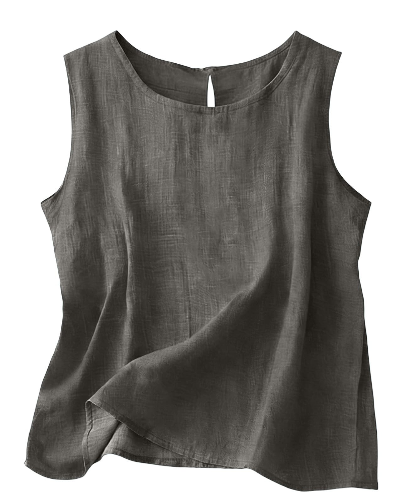 St. Tropez Linen Tank Top