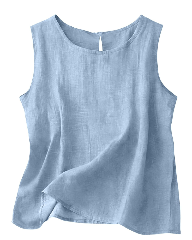 St. Tropez Linen Tank Top