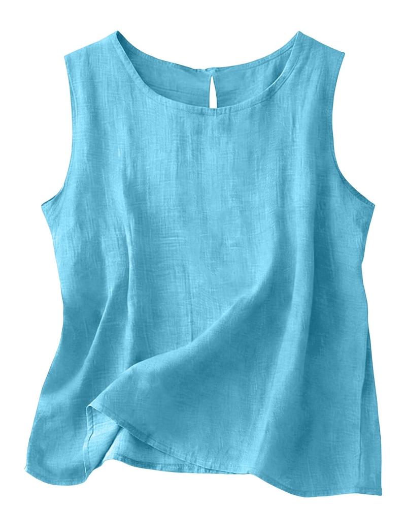 St. Tropez Linen Tank Top