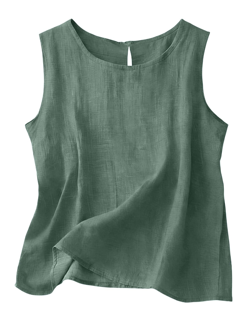 St. Tropez Linen Tank Top