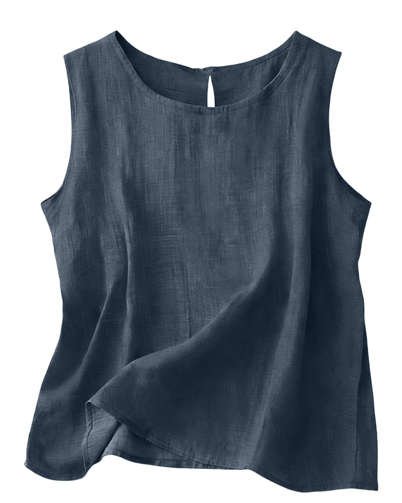 St. Tropez Linen Tank Top