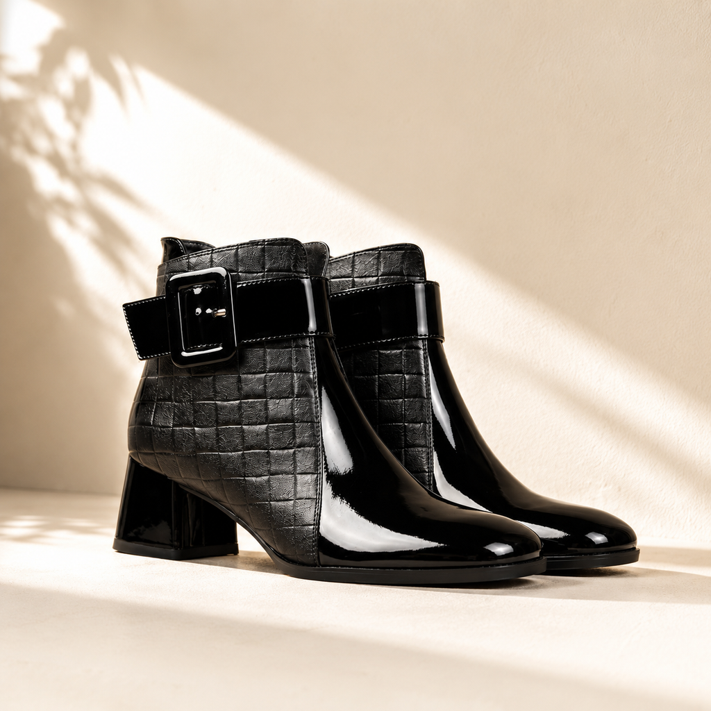 Michigan Leather Ankle Boots