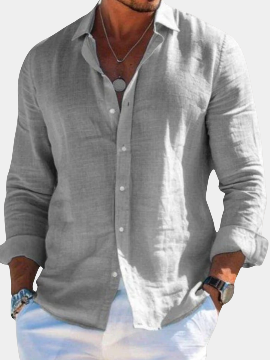 Vaelen Linen Button Shirt
