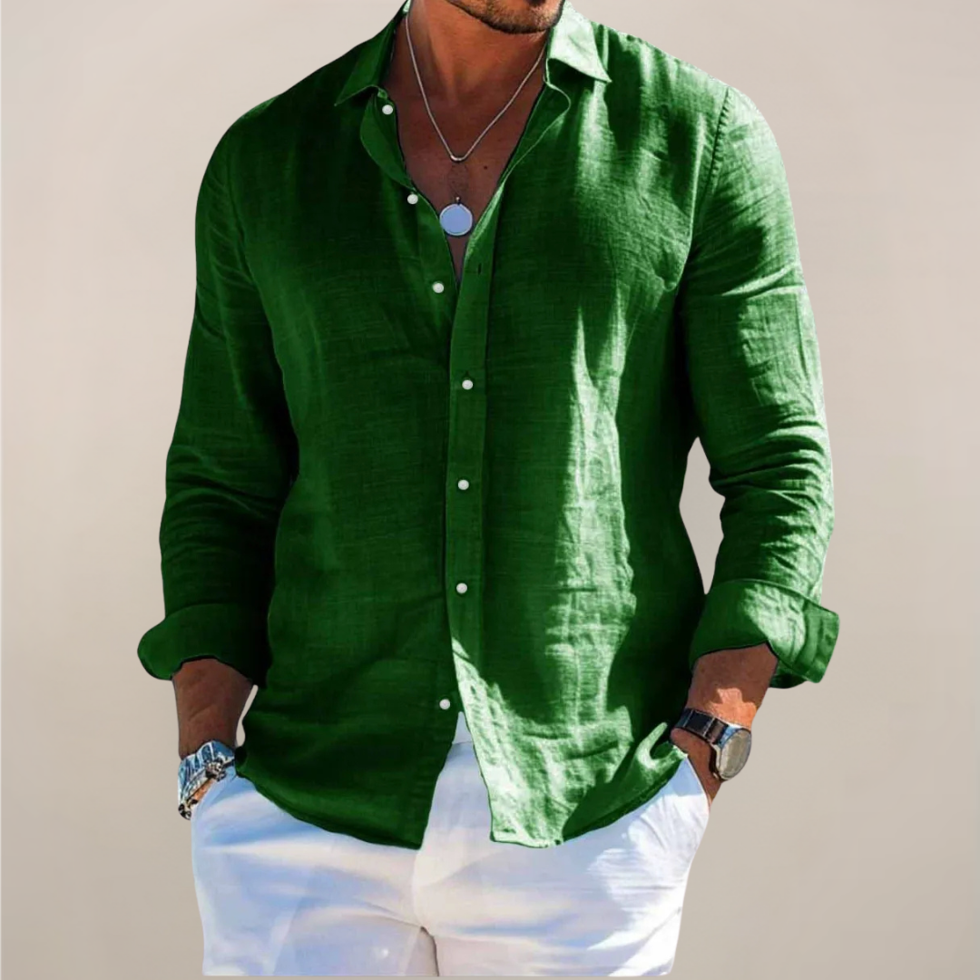 Vaelen Linen Button Shirt