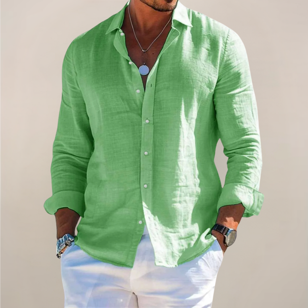Vaelen Linen Button Shirt