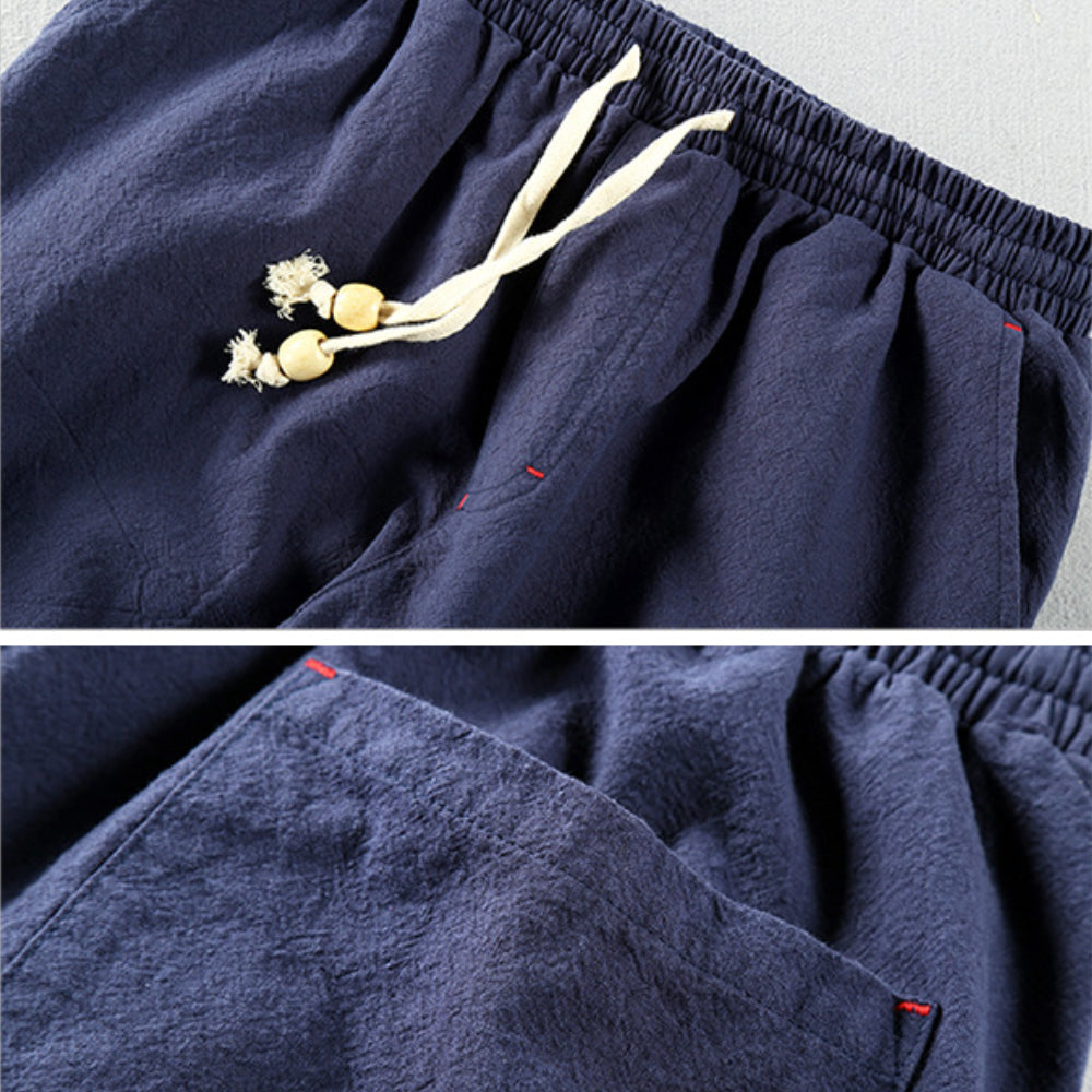 Kamakura Organic Cotton-Linen Trousers