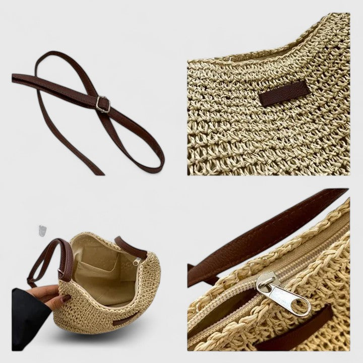Sumba Woven Straw Sling Bag