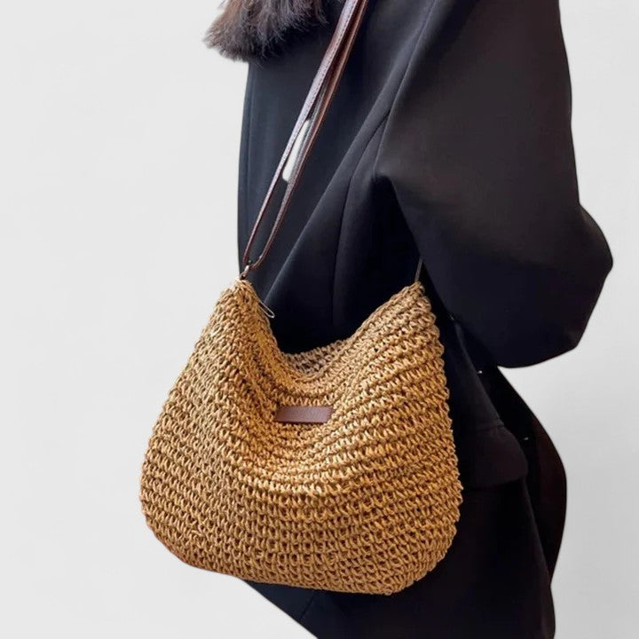 Sumba Woven Straw Sling Bag