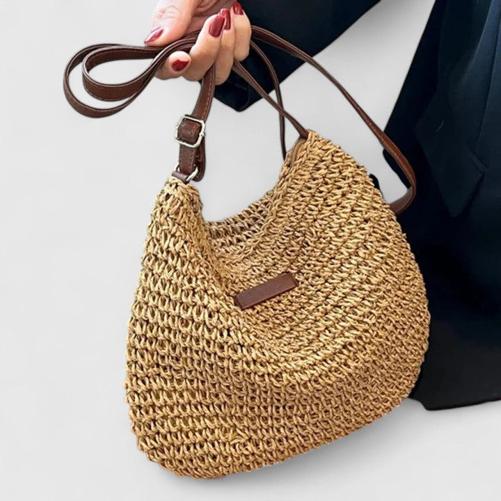 Sumba Woven Straw Sling Bag