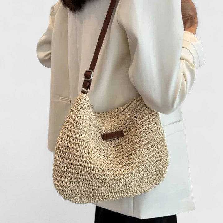 Sumba Woven Straw Sling Bag