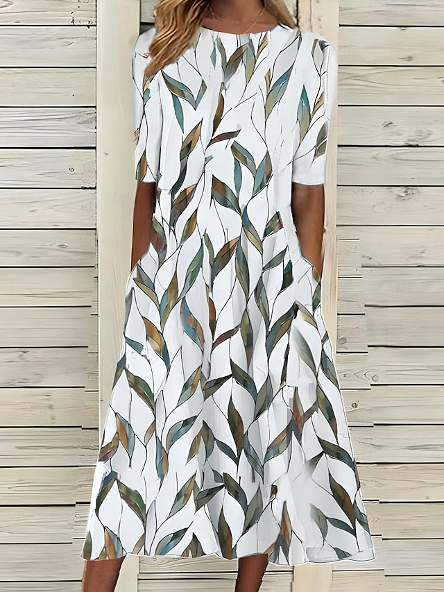 Ravello Coastal Bloom Midi Dress