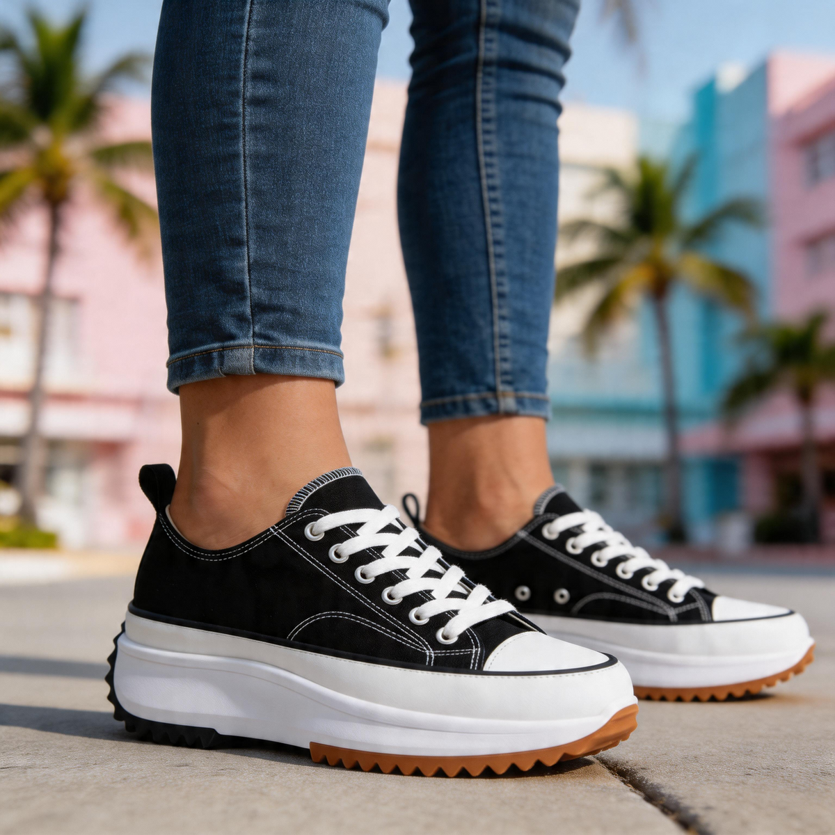 Dresden Sole Platform Sneakers