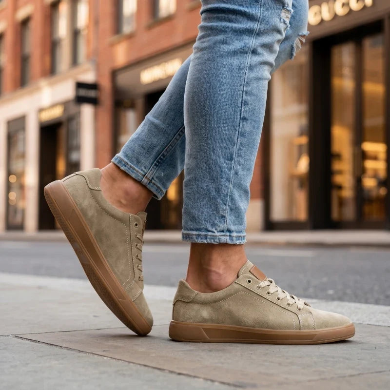 Rhine Suede Low-Top Sneakers