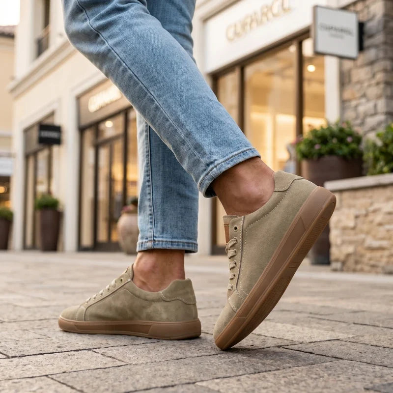 Rhine Suede Low-Top Sneakers