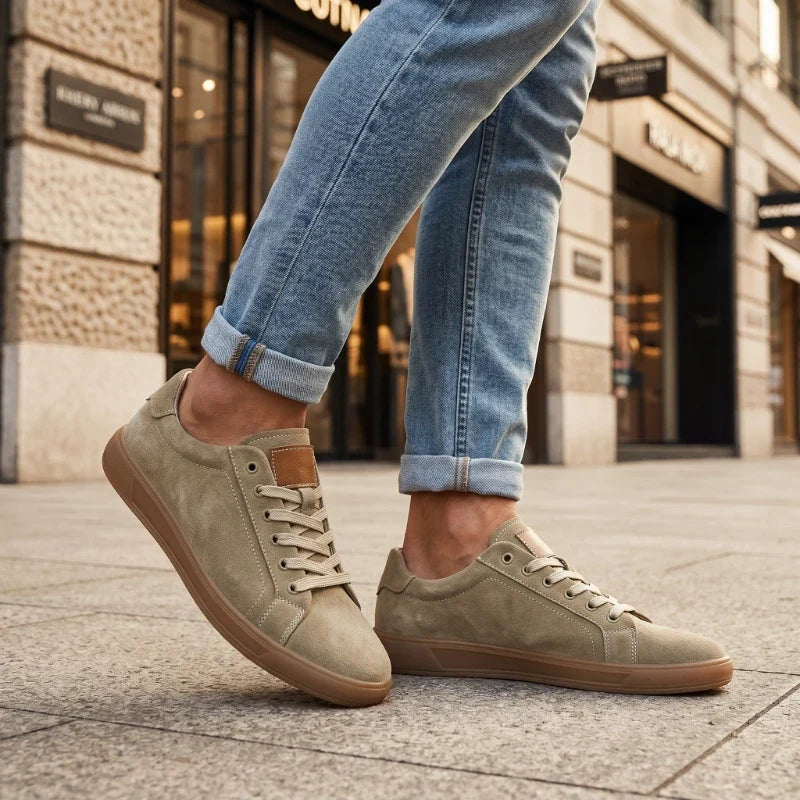 Rhine Suede Low-Top Sneakers