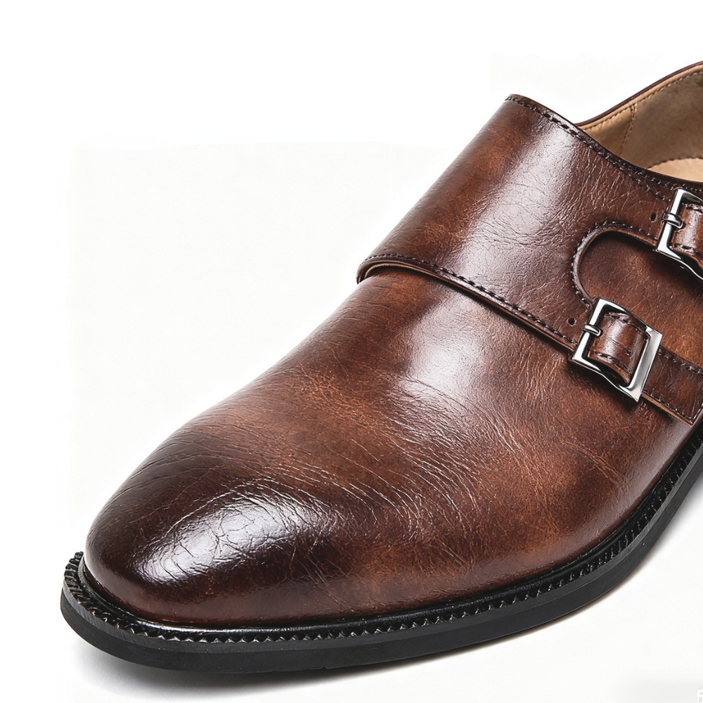 Belgravia Double Monk Leather Loafers