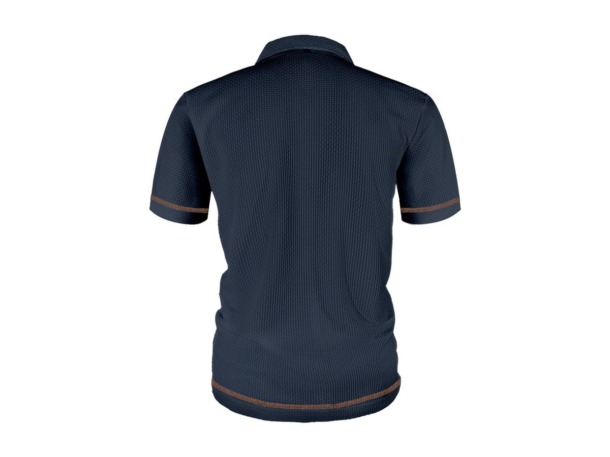 Taveuni Waffle-Knit Polo Shirt