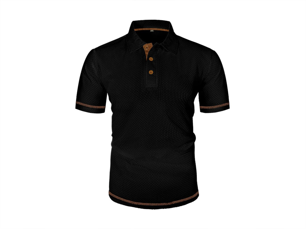 Taveuni Waffle-Knit Polo Shirt
