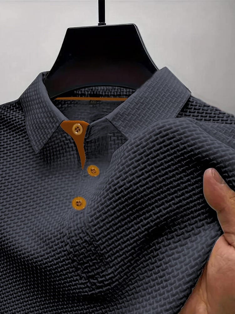 Taveuni Waffle-Knit Polo Shirt