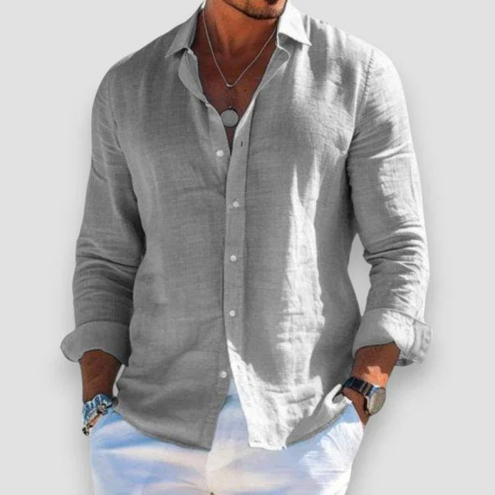 Maui Linen-Blend Shirt