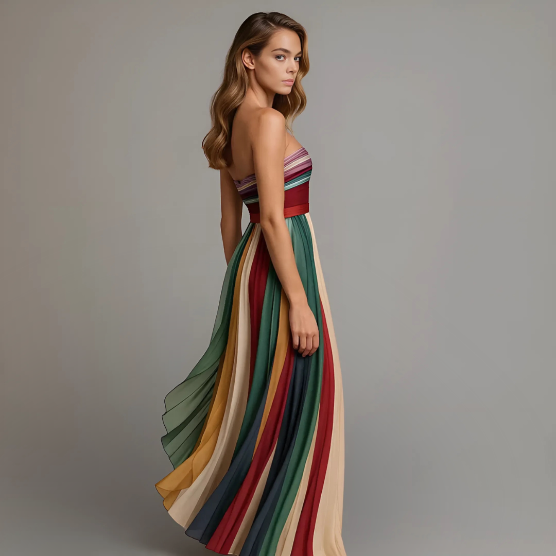Taormina Pleated Maxi Dress