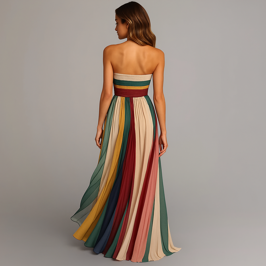 Taormina Pleated Maxi Dress