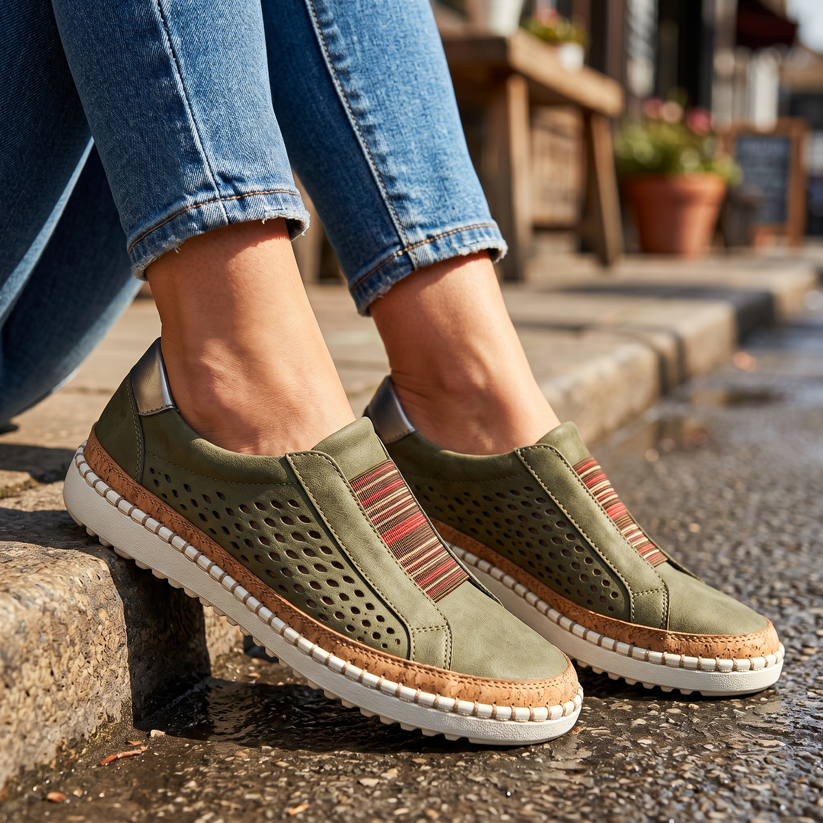 Cozyglen Orthopedic Slip-On Sneakers