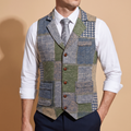 Charmwale Patchwork Tweed Vest