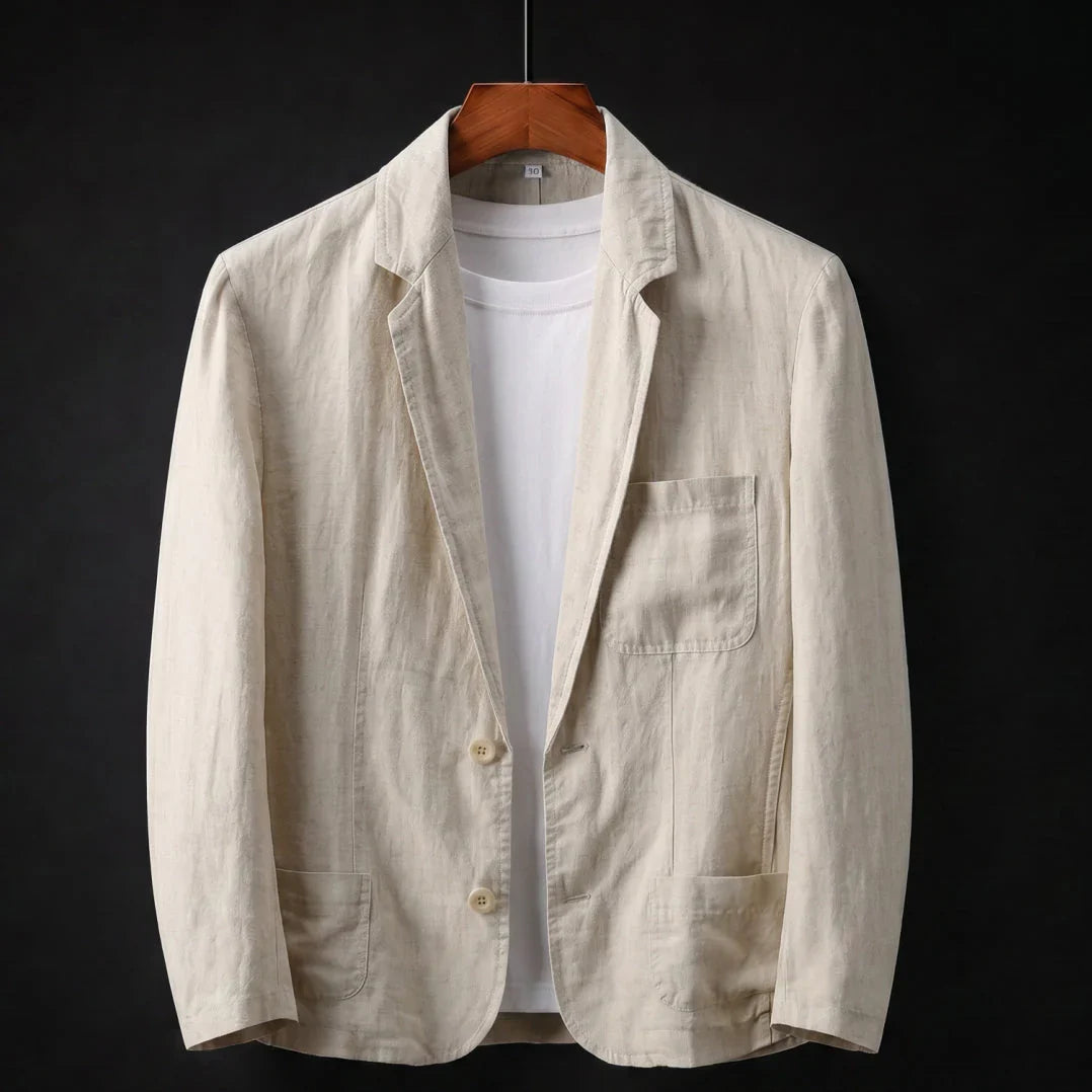 Primrose Hill Soft Cotton-Linen Blazer