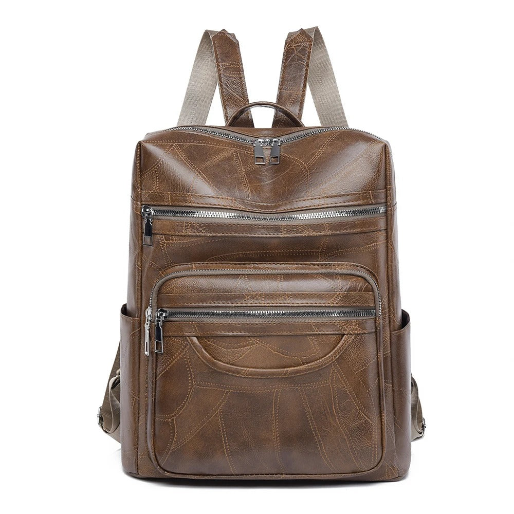 Annecy Convertible Leather Backpack