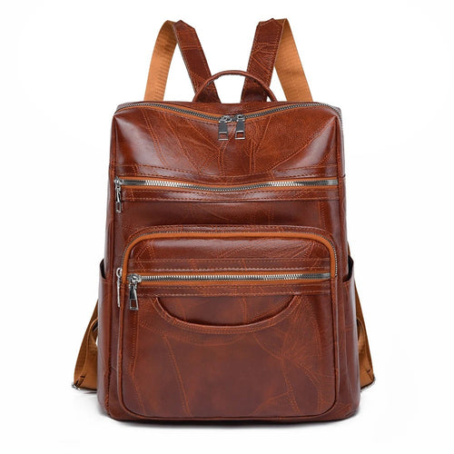 Annecy Convertible Leather Backpack