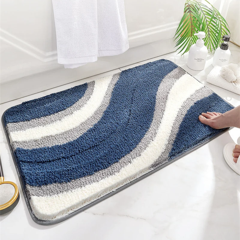Byron Bay Plush Wave Bath Mat
